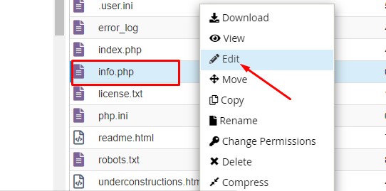 cara cek versi php di cpanel