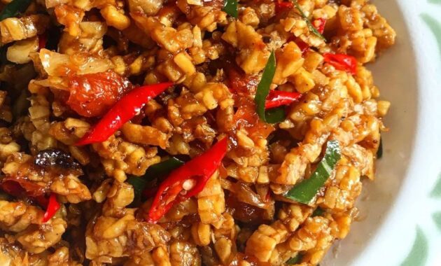 Kering Tempe Pedas Manis