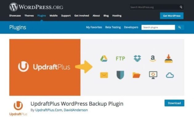 Updraftplus Cara Praktis Backup WordPress Otomatis