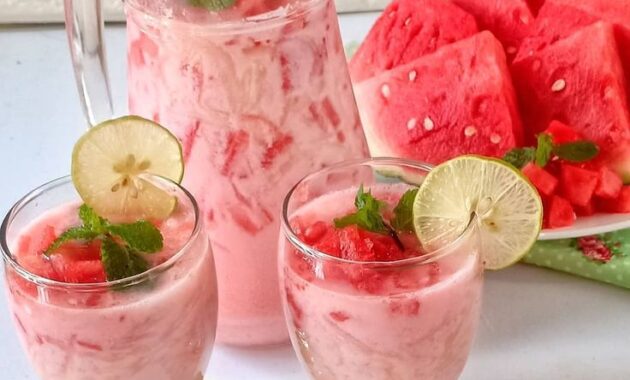 Nikmatnya Es Semangka Segar sebagai Takjil Simple