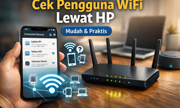 Cara Cek Pengguna WiFi Lewat HP, Mudah & Praktis